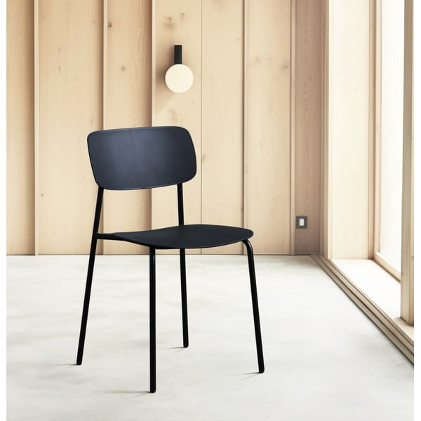 Czarne krzesła zestaw 2 szt. Kirkland – Unique Furniture-image-1