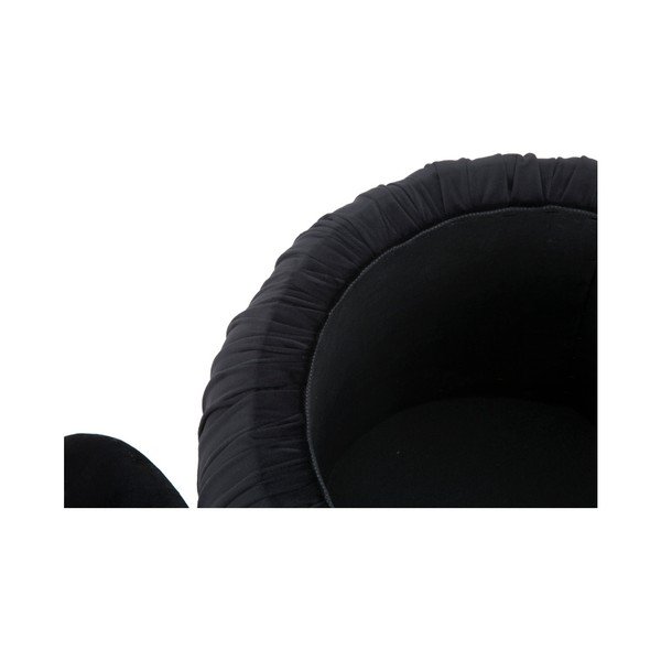 Czarny puf ze schowkiem Mauro Ferretti Paris, ⌀ 41 cm-image-1