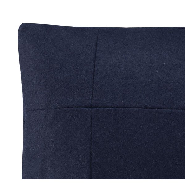 Ciemnoniebieska poszewka wełniana na poduszkę HF Living Felt, 50x50 cm-image-2