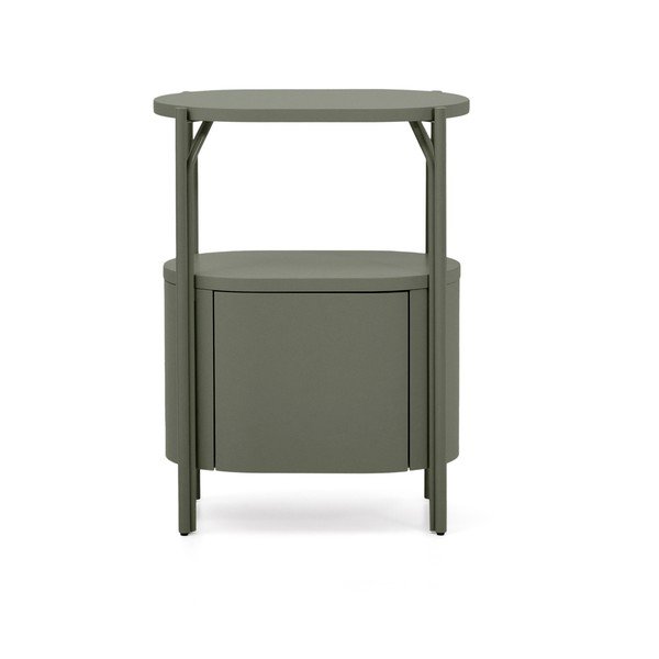 Zielona szafka pod umywalkę 60x81 cm Arely – Kave Home