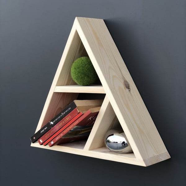 Półka drewniana Simple Triangle-image-1
