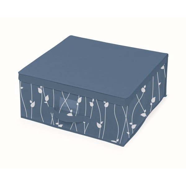 Niebieskie pudełko Cosatto Leaves, szer. 45 cm