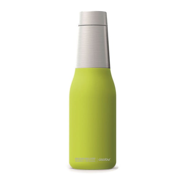 Zielona butelka termiczna Asobu Oasis, 590 ml