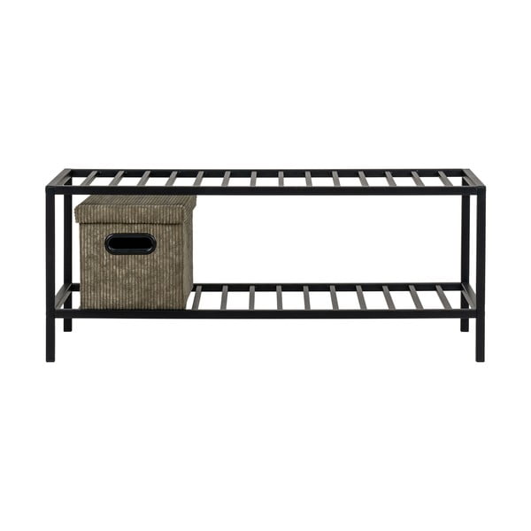 Czarna metalowa szafka na buty Vita – House Nordic-image-2