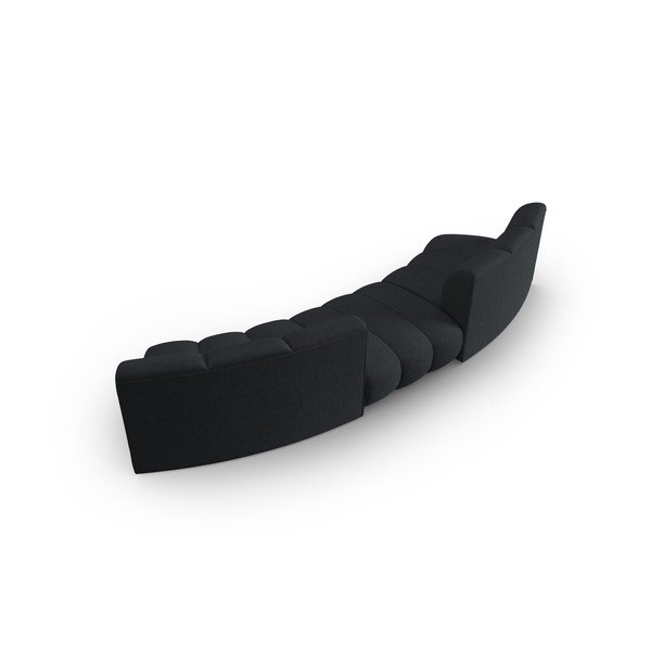 Czarna sofa 367 cm Lupine – Micadoni Home-image-3