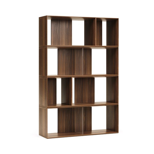 Modułowy system półek w dekorze orzecha 6 szt. 101x152 cm Litto – Kave Home-image-2