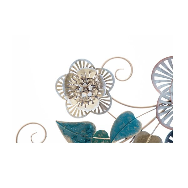 Metalowa dekoracja wisząca z wzorem kwiatów Mauro Ferretti Campur -B-, 118x58 cm-image-4