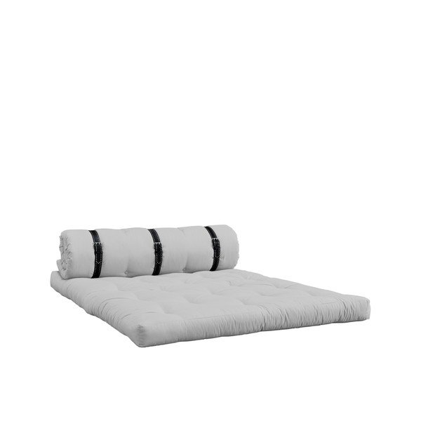 Sofa rozkładana z wyszywanym paskiem Karup Buckle Up Light Grey-image-1