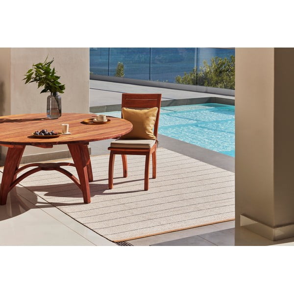 Kremowo-żółty dywan odpowiedni na zewnątrz 140x200 cm Belle Ochre – Pappelina-image-1