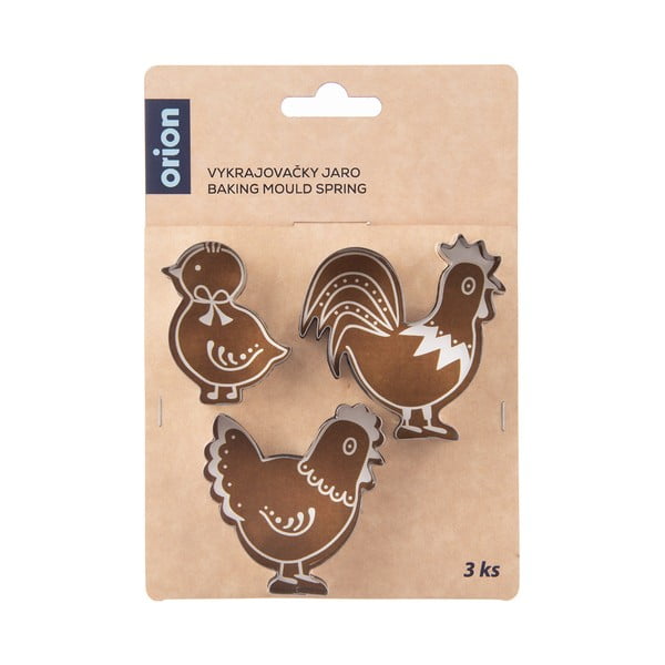 Foremki do wykrawania z wielkanocnym motywem zestaw 3 szt. – Orion-image-4