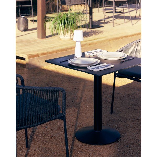 Metalowy stół ogrodowy 68x68 cm Esilda – Kave Home-image-1