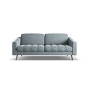 Jasnoniebieska aksamitna sofa 202 cm Nalu – Makamii