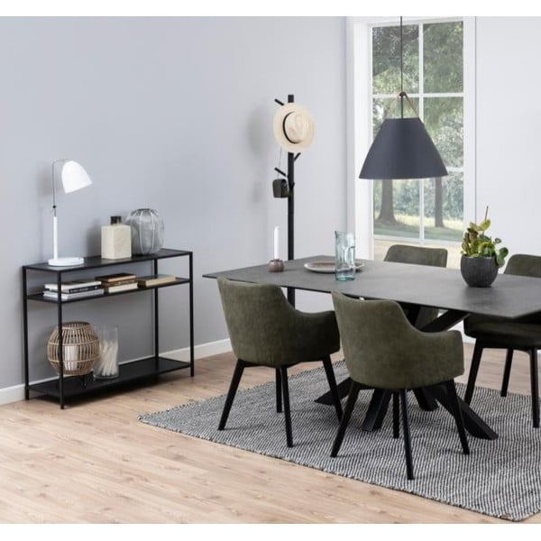 Czarna konsola Actona Seaford-image-1