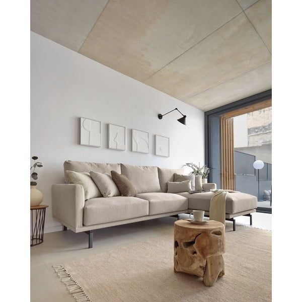 Okrągły stolik z litego drewna tekowego ø 35 cm Tropicana – Kave Home-image-2