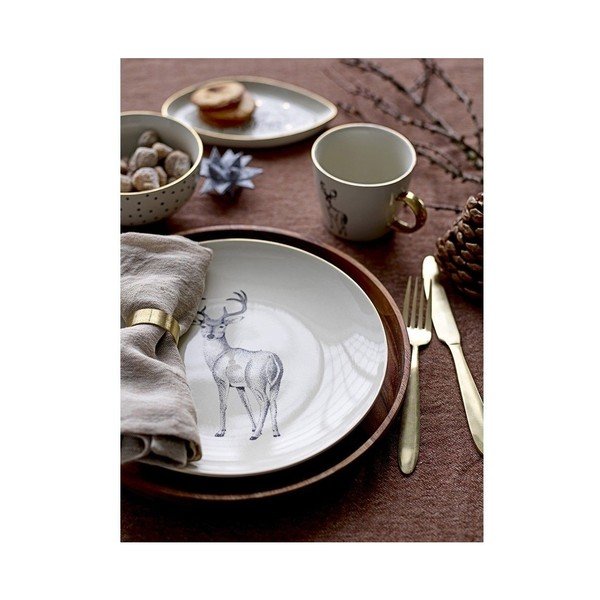 Zestaw 3 ceramicznych tac dekoracyjnych Bloomingville Noel-image-2