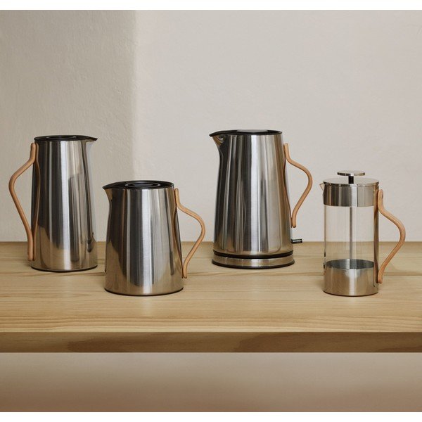 Dzbanek termos ze stali nierdzewnej w kolorze srebra 1,2 l Emma – Stelton-image-1