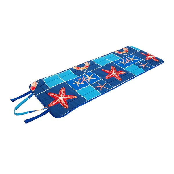 Niebieska ogrodowa poduszka do siedzenia na leżak 52x148 cm Sea Lighthouse – B.E.S.