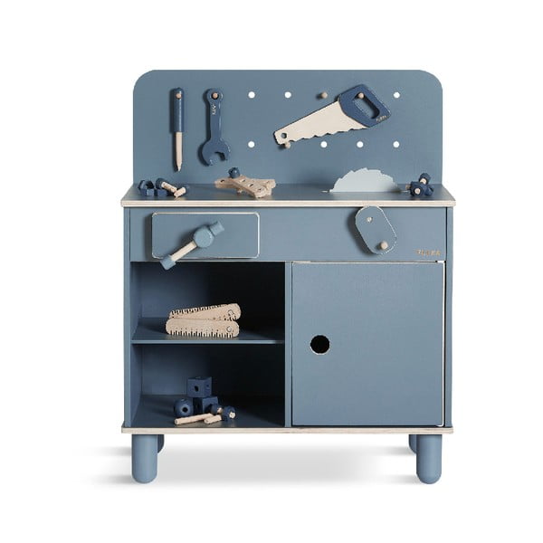 Niebieski mały warsztat do zabawy Flexa Play The Workbench-image-1
