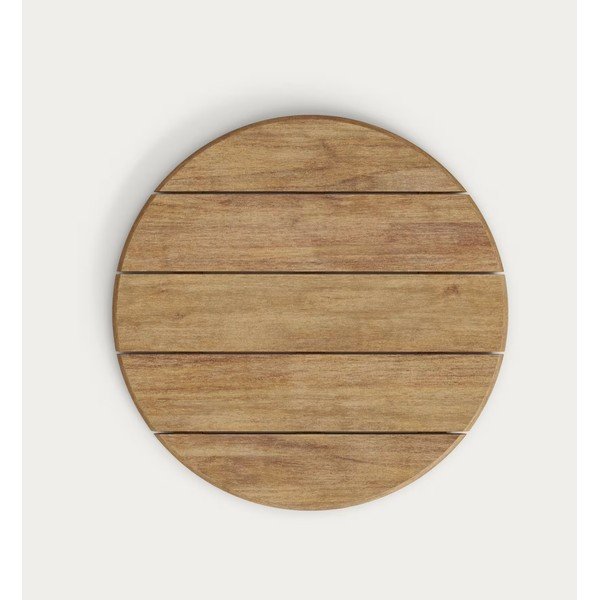 Okrągły stół ogrodowy z blatem z drewna akacjowego ø 70 cm Saura – Kave Home-image-3