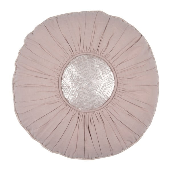 Różowa poduszka Walra Mette, ⌀ 40 cm
