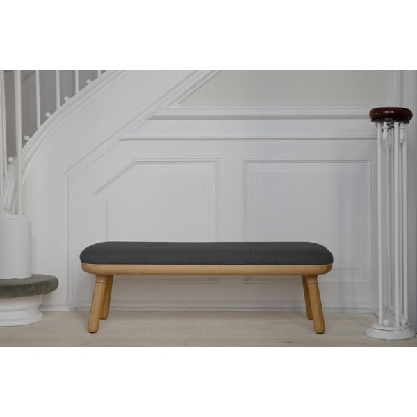 Antracytowa ławka Paff Low – UMAGE-image-1