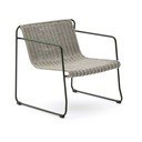 Szarozielony metalowy fotel ogrodowy Maurina – Kave Home