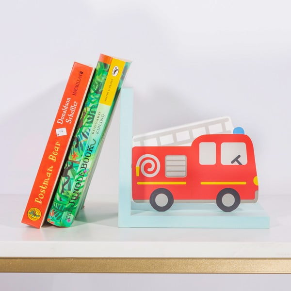 Podpórki do książek 2 szt. Fire Engine – Sass & Belle-image-1