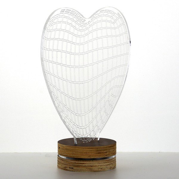 Lampa 3D stołowa Heart-image-1