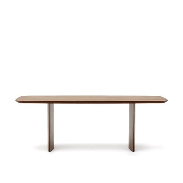 Brązowy stół w dekorze orzecha 100x240 cm Litto – Kave Home