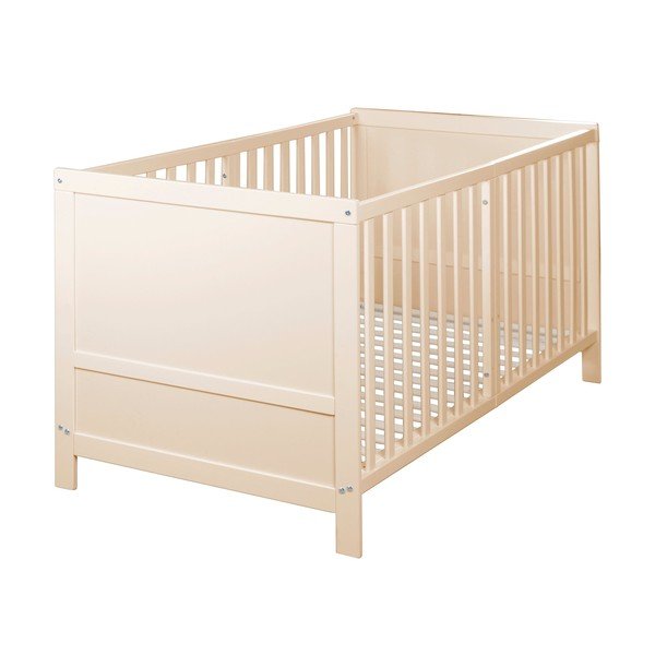 Łóżeczko z regulowaną wysokością w naturalnym kolorze 70x140 cm Easy Sleep – Roba-image-2