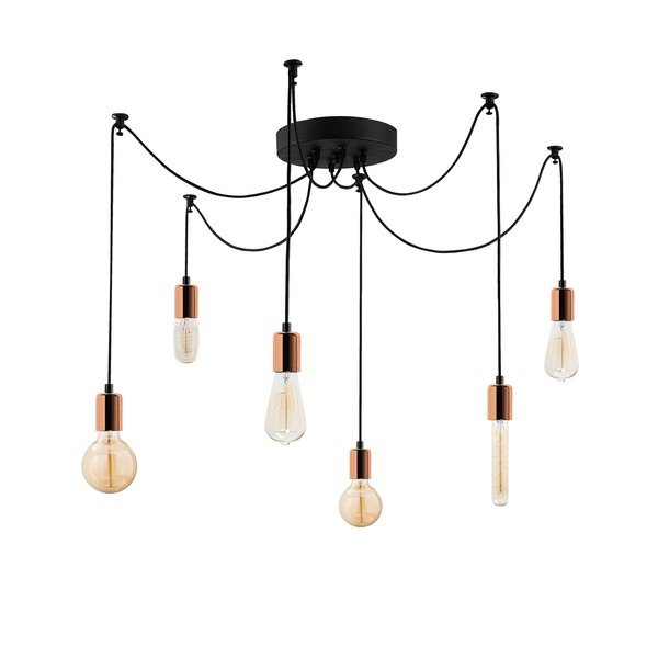 Lampa wisząca w kolorze miedzi Kabluni – Opviq lights