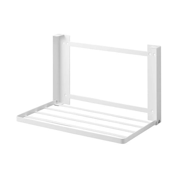 Ścienna stalowa półka łazienkowa w matowym białym kolorze Tower – YAMAZAKI