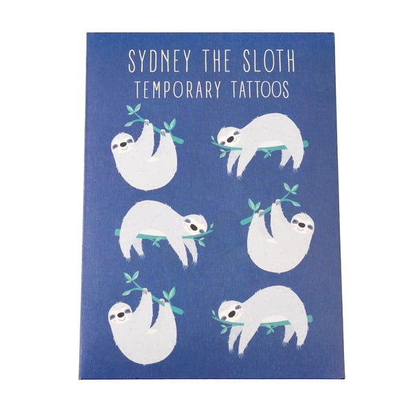 Zestaw tatuaży zmywalnych Rex London Sydney The Sloth