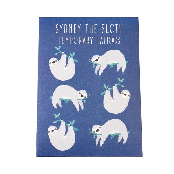 Zestaw tatuaży zmywalnych Rex London Sydney The Sloth