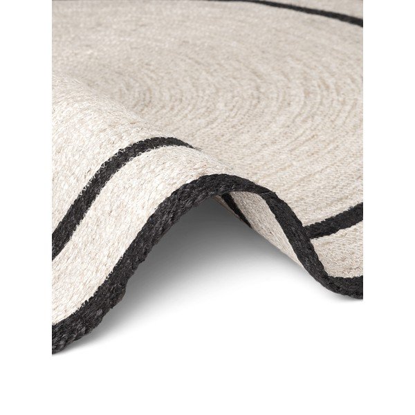 Okrągły dywan z juty tkany ręcznie w jasnym naturalnym kolorze ø 150 cm Lina – Hanse Home-image-4