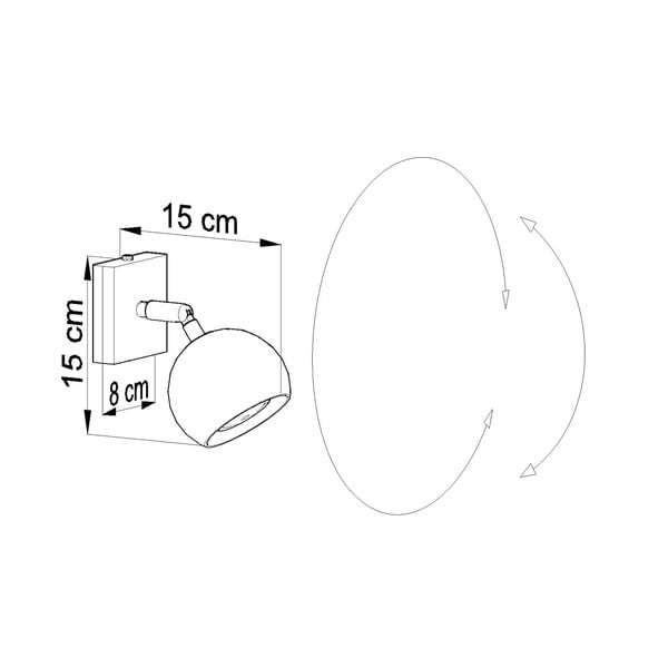 Biały kinkiet Sollux Ollo-image-2