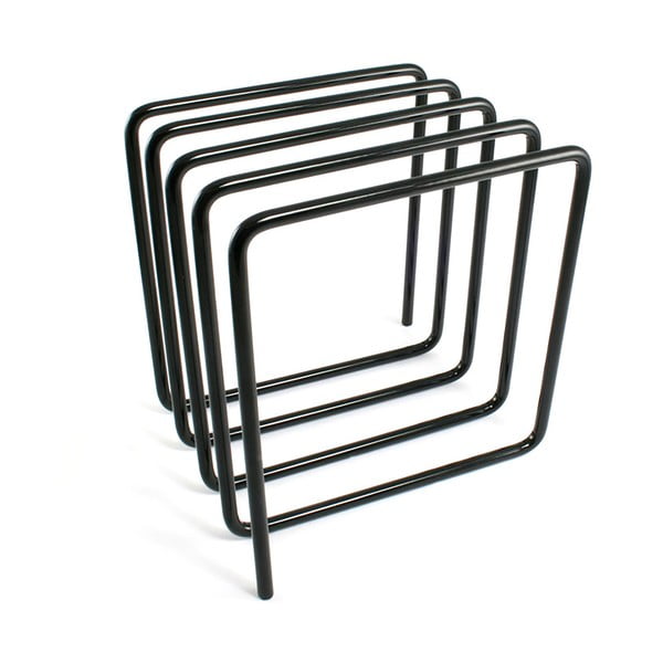 Czarny gazetnik Magazine Rack-image-1
