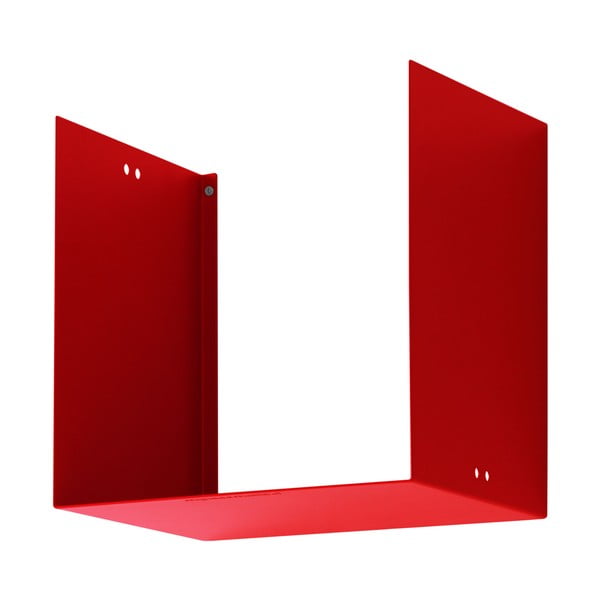 Półka Geometric One, czerwona