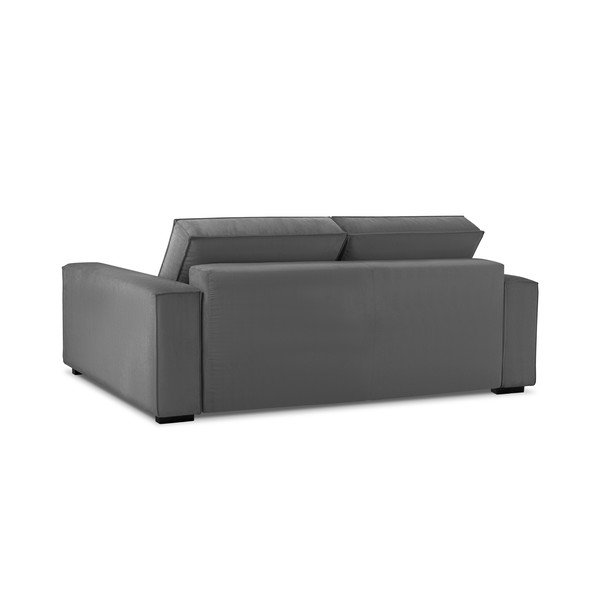 Ciemnoszara sztruksowa rozkładana sofa Mazzini Sofas Azalea-image-3