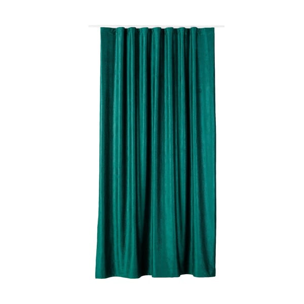 Zielona zasłona z aksamitu 140x260 cm Roma – Mendola Fabrics