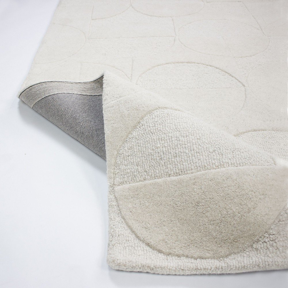 Wełniany dywan tkany ręcznie w kolorze kości słoniowej 120x170 cm Gigi – Flair Rugs (zdjęcie 5)