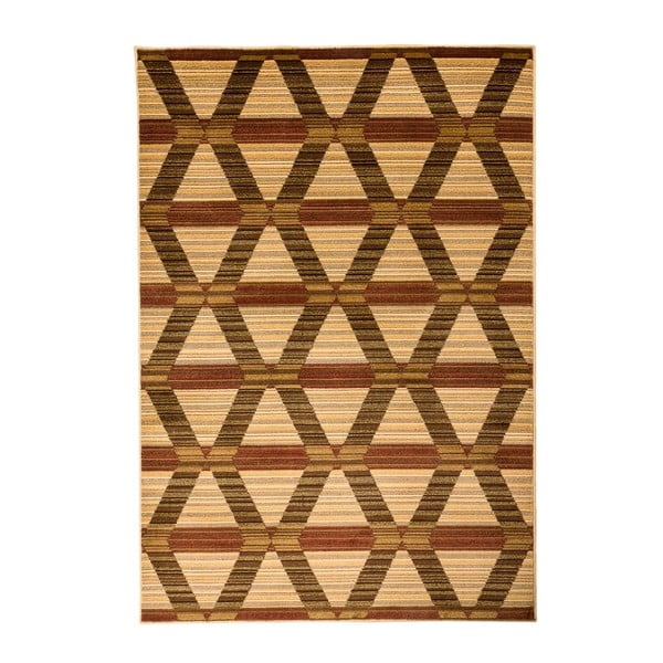 Brązowy wytrzymały dywan Floorita Inspiration Duro, 140x195 cm