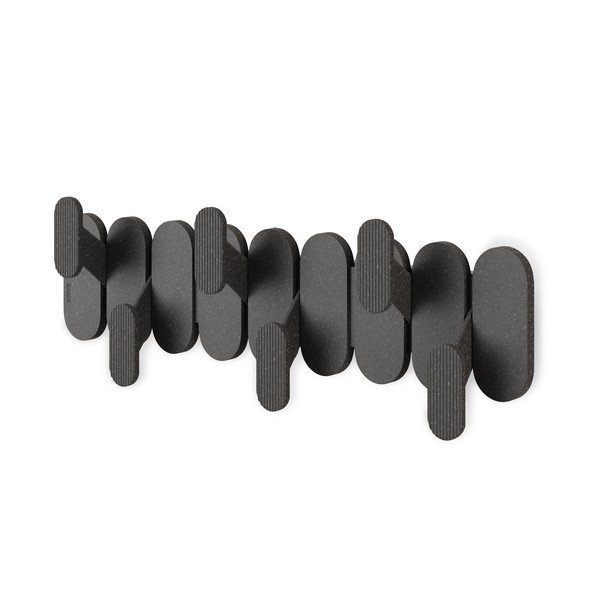 Stalowy wieszak ścienny w kolorze matowej czerni 16 cm Tempo – Umbra