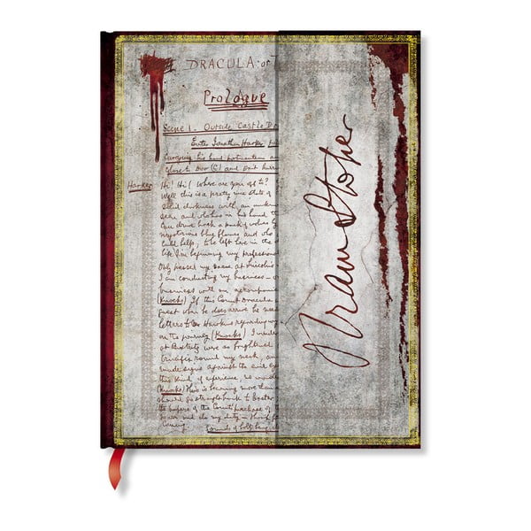 Notes w twardej oprawie Paperblanks Bram Stoker Dracula, 18x23 cm