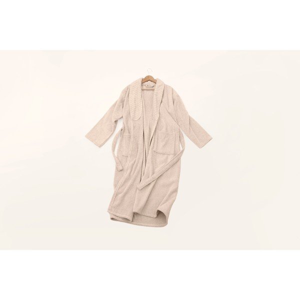 Różowy bawełniany szlafrok w rozmiarze L/XL – Foutastic-image-2