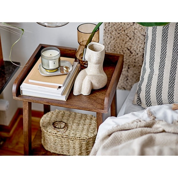 Kremowy chodnik z mieszanki bawełny 75x245 cm Saxo – Bloomingville-image-1