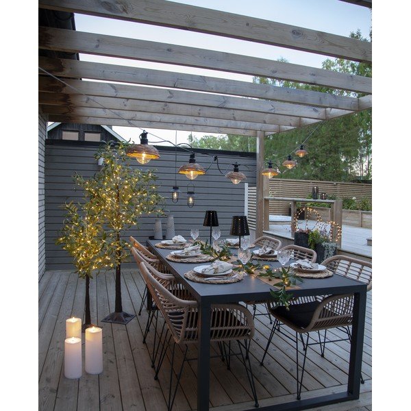 Solarna lampa zewnętrzna LED (wysokość 21 cm) Cage – Star Trading-image-4