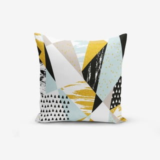 Poszewka na poduszkę z domieszką bawełny Minimalist Cushion Covers Liandnse Modern Geometric Sekiller, 45x45 cm