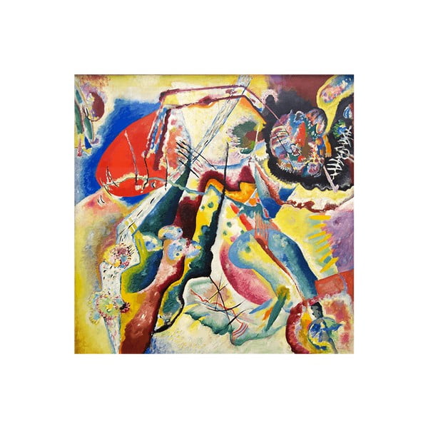 Reprodukcja obrazu Wassilego Kandinskego, 70x70 cm