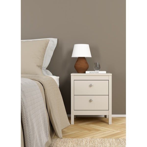 Szarobeżowa szafka nocna Madrid – Tvilum-image-3